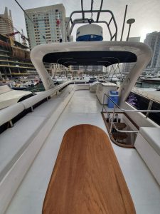 75ft Yacht Rental Top Deck